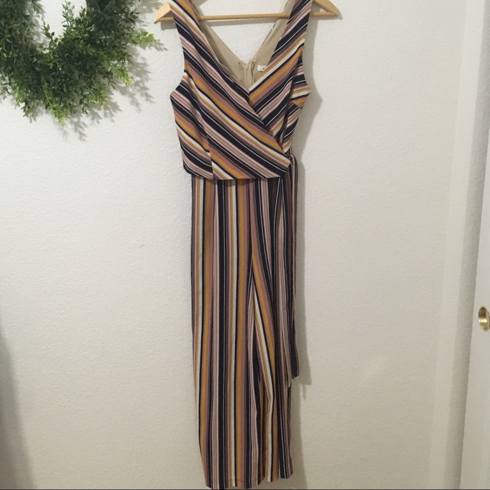 Speechless Striped One Piece Jumpsuit